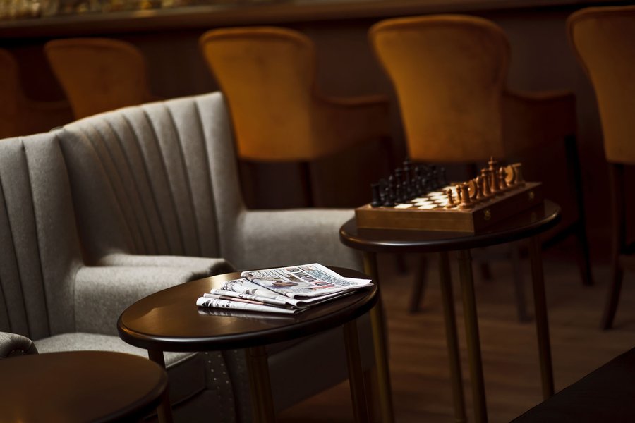 Библиотечный интерьер гастробара «Библиотека» — фото 10